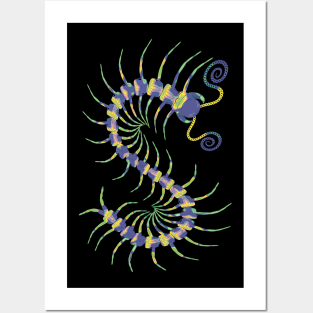 Mardi Gras Centipede Posters and Art